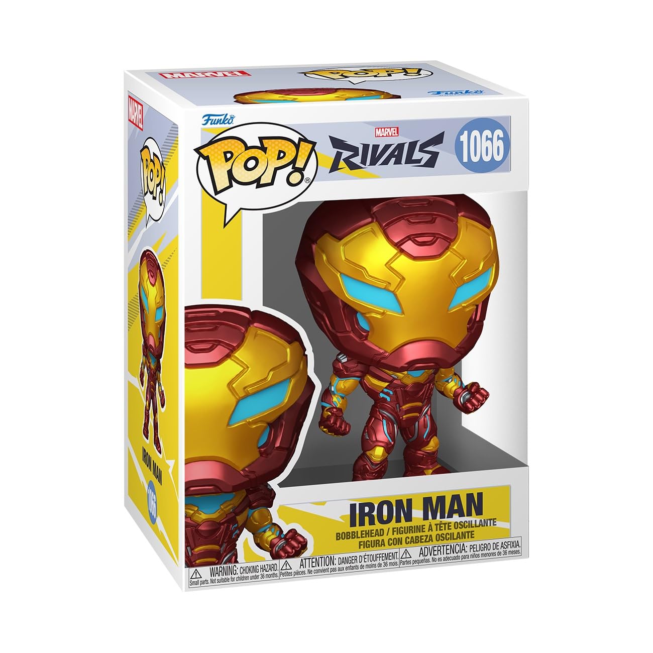 Funko Pop! Games: Marvel Rivals - Iron Man - Marvel - Collectable Vinyl Figure - Gift Idea - Official Merchandise - Toys for Kids & Adults…