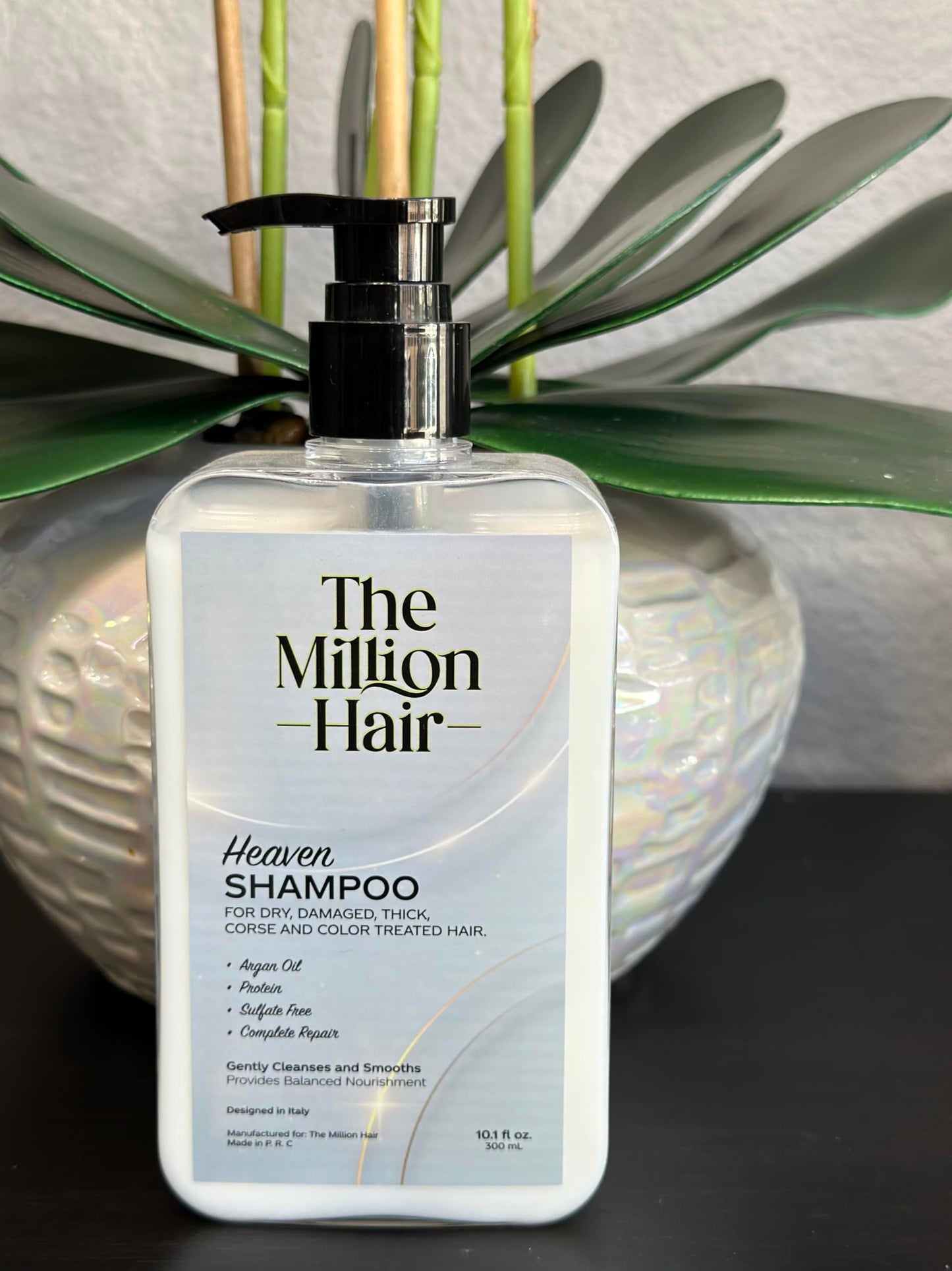Heaven- Shampoo & Conditioner Set By The Million Hair, 10.1 Fl Oz (Pack of 2), White