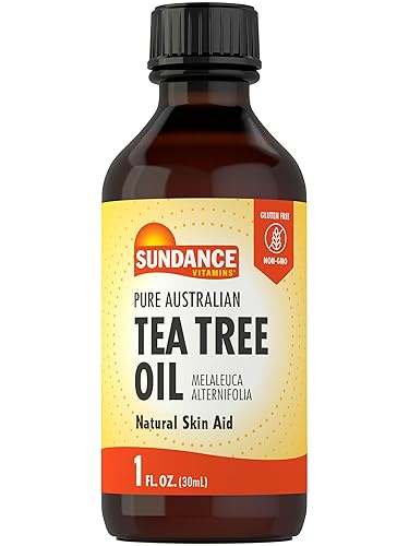 Sundance Australian Tea Tree Oil for Skin | 1 Fluid Ounce | Natural Pure Skin Aid | Melaleuca Alternifolia | Non-GMO and Gluten Free