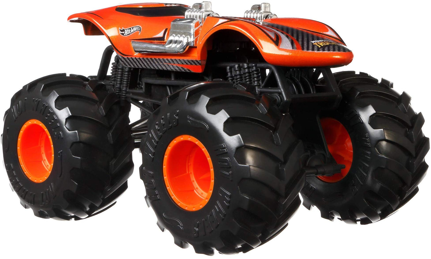Hot Wheels Monster Trucks Twin Mill die-cast 1:24 Scale Vehicle with Giant Wheels for Kids Age 3 to 8 Years Old Great Gift Toy Trucks Large Scales