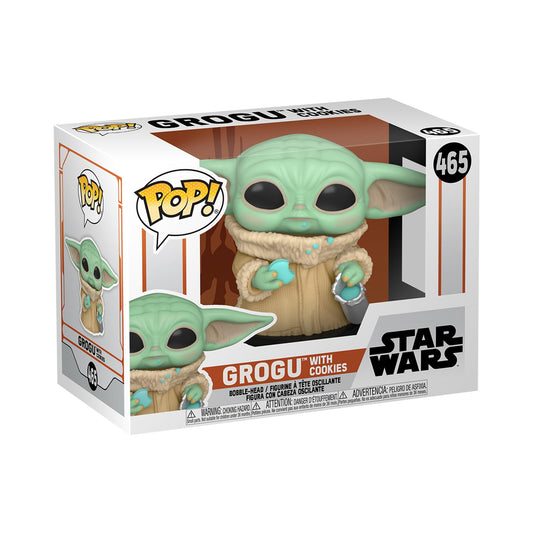 Funko POP! Star Wars: The Mandalorian - Grogu (The Child, Baby Yoda) with Cookie - Collectible Vinyl Figure - Gift Idea - Official Merchandise…