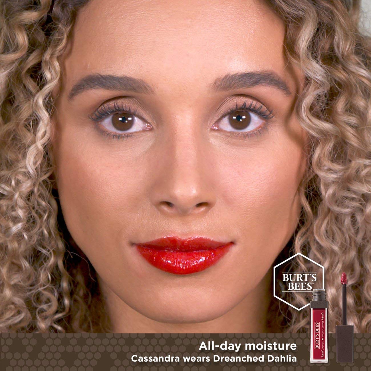 Burts Bees Drenched Dahlia Liquid Lipstick, 0.21 OZ