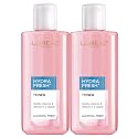 L'Oreal Paris Skincare HydraFresh Toner Face Toner with Pro-Vitamin B5 for a Smoother, Brighter Complexion, 2 Count