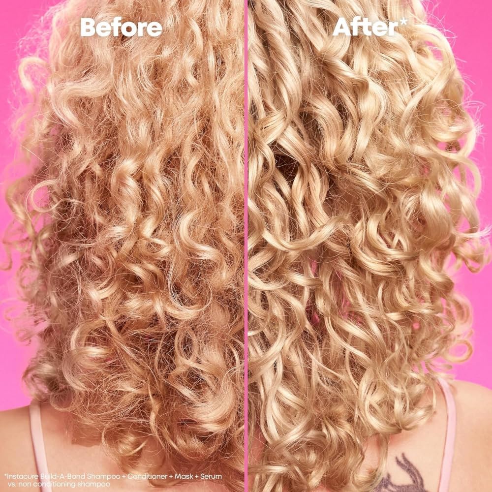 Matrix Instacure Build-A-Bond Mini Trial Kit for Damaged Hair - Shampoo, Conditioner, and Mask Set,Repairs & Strengthens Hair with 1 Billion Bonds Per