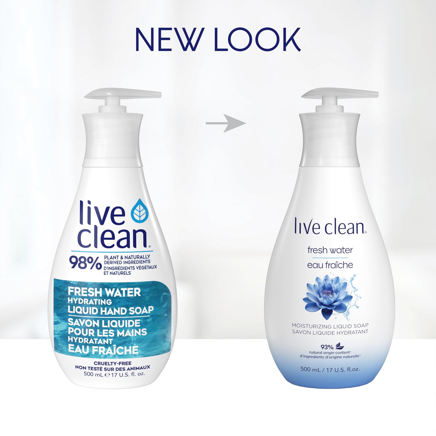 Live Clean Liquid Hand Soap, Fresh Water, 17 Oz (Packaging May Vary)