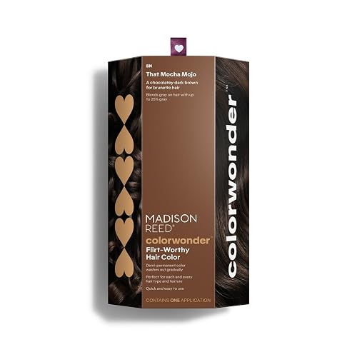 Madison Reed ColorWonder Demi-Permanent Hair Color Kit - 5N Dark Brown (That Mocha Mojo) | Blends Up to 25% Gray, Lasts 25 Washes, Ammonia-Free