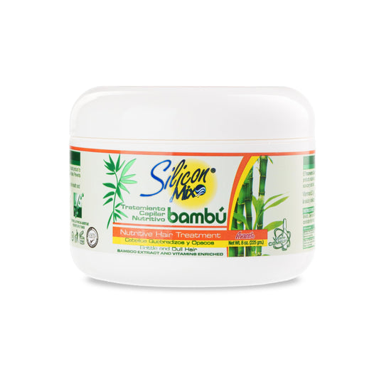 Silicon Mix Bamboo Nourishing Hair Treatment 8 ounces - Deep Conditioning Mask for Strong, Hydrated, and Revitalized Hair, Restores Shine, Softness