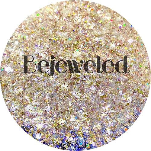 Gold Polyester Glitter | Craft Glitter | Glitter for Arts & Crafts | Tumblers | Cosmetics | Nails | Epoxy Resin Art | Slime | DIY | Body Glitter | 1