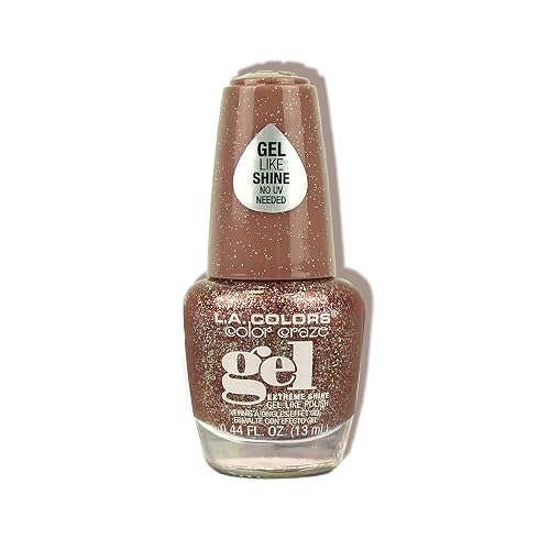 L.A. COLORS Demo - Color Craze Shimmer Gel Polish, Hyped CNL282 Beauty & Personal Care L.A. COLORS