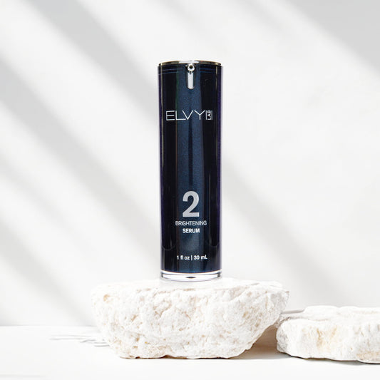 ELVY Lab Brightening Vitamin C Serum for Men and Women | Hydrating Anti-Aging Dark Spot Corrector with Aloe Vera & Niacinamide | Travel-Size Face
