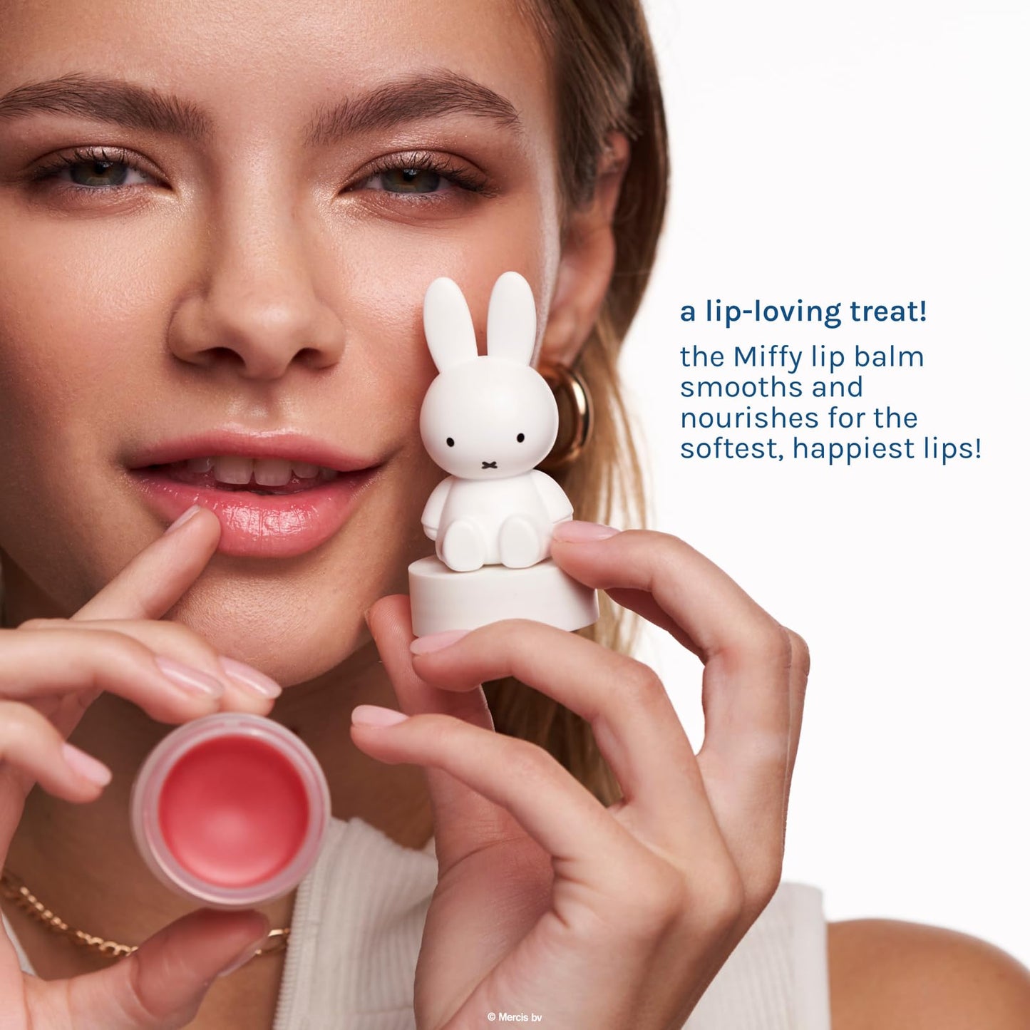 The Crème Shop Miffy Tinted Lip Balm with adorable Miffy cap, with Hyaluronic Acid and Murumuru to moisturize, soften and visibly improve chapped or Beauty & Personal Care The Crème Shop