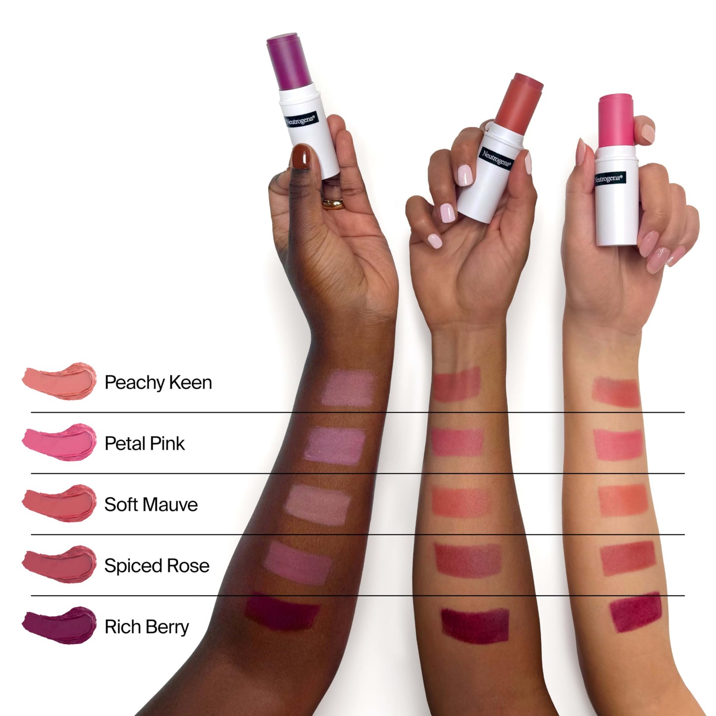 Neutrogena Healthy Glow Blush Stick, Easy to Use Lightweight Makeup, Ultra Creamy Cheek Color with Mango Butter Leaves Skin with a Natural Looking