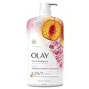 Olay Body Wash for Women, Fresh Radiance, 24/7 Skin-Loving Freshness, Visibly Radiant, Plant Based Cleansers, Vitamin B3 & Antioxidant Blend, For All