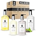 1-Shoppe Terra Pure Ecobox Amenities Kit | Green Tea Soap | Shampoo, Conditioner, Body Lotion, Body Wash | 10.14 oz | Hotel Toiletries Bulk