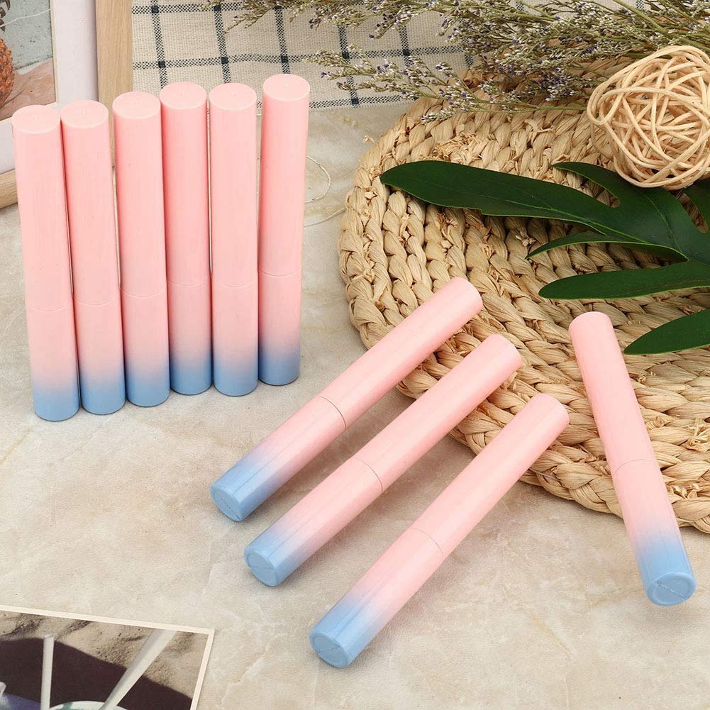 Yitengteng Mascara Container Bottle 10Pcs 6ML Reusable Gradient Empty Mascara Tube Portable Travel Mascara Bottle,Fine Brush