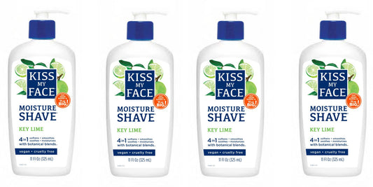 Kiss My Face Moisture Shave Shaving Cream, Key Lime Shaving Soap, 11 oz (pack of 4) Beauty and Personal Care Kiss My Face Default Title