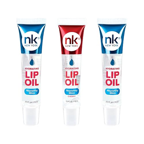Nicka K Hydrating Lip Oil Nourishing Glass (GLOSS2PK-CHERRY)