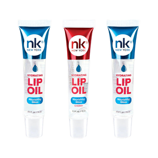 Nicka K Hydrating Lip Oil Nourishing Glass (GLOSS2PK-CHERRY) Beauty & Personal Care NICKA K NEW YORK