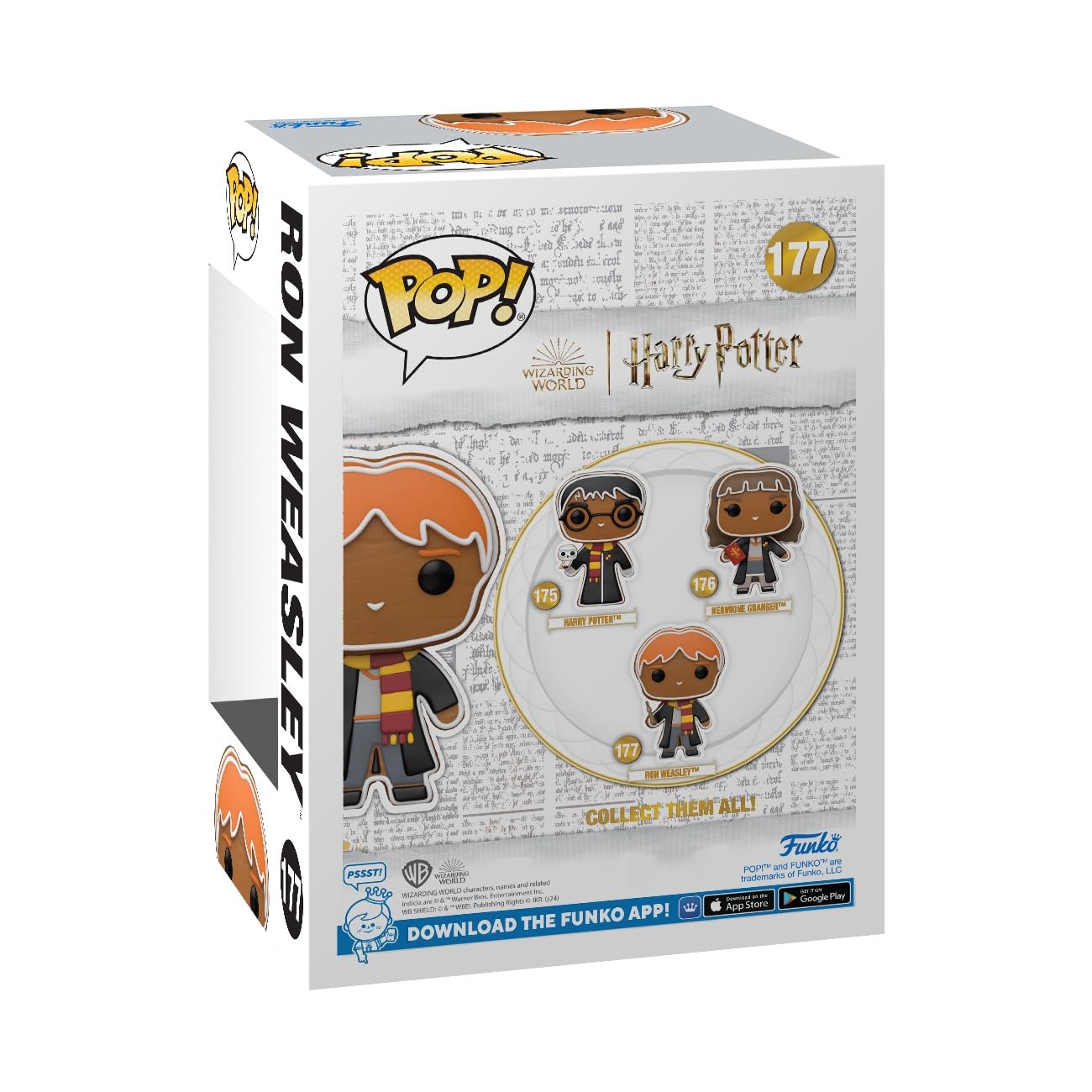 Funko POP Harry Potter: Gingerbread - Ron Weasley - Collectable Vinyl Figure - Gift Idea - Official Merchandise - for Kids & Adults - Movies Fans…