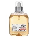 GOJO Luxury Foam Antibacterial Handwash, Fresh Fruit Fragrance, 1250 mL Foam Hand Soap Refill for GOJO FMX-12 Push-Style Dispenser (Pack of 3)