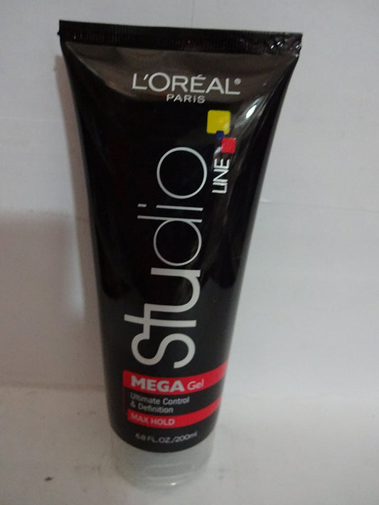 L’Oreal ParisStudio Line Head Lock Mega Hard Hold Gel 6.80 oz (Pack of 6)