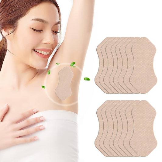 Armpit Sweat Pads, 20 Pcs Disposable Underarm Sweat Pads, Invisible Self-adhesive Cotton Armpit Antiperspirant Stickers, Breathable & Comfortable Beauty and Personal Care Price Xes