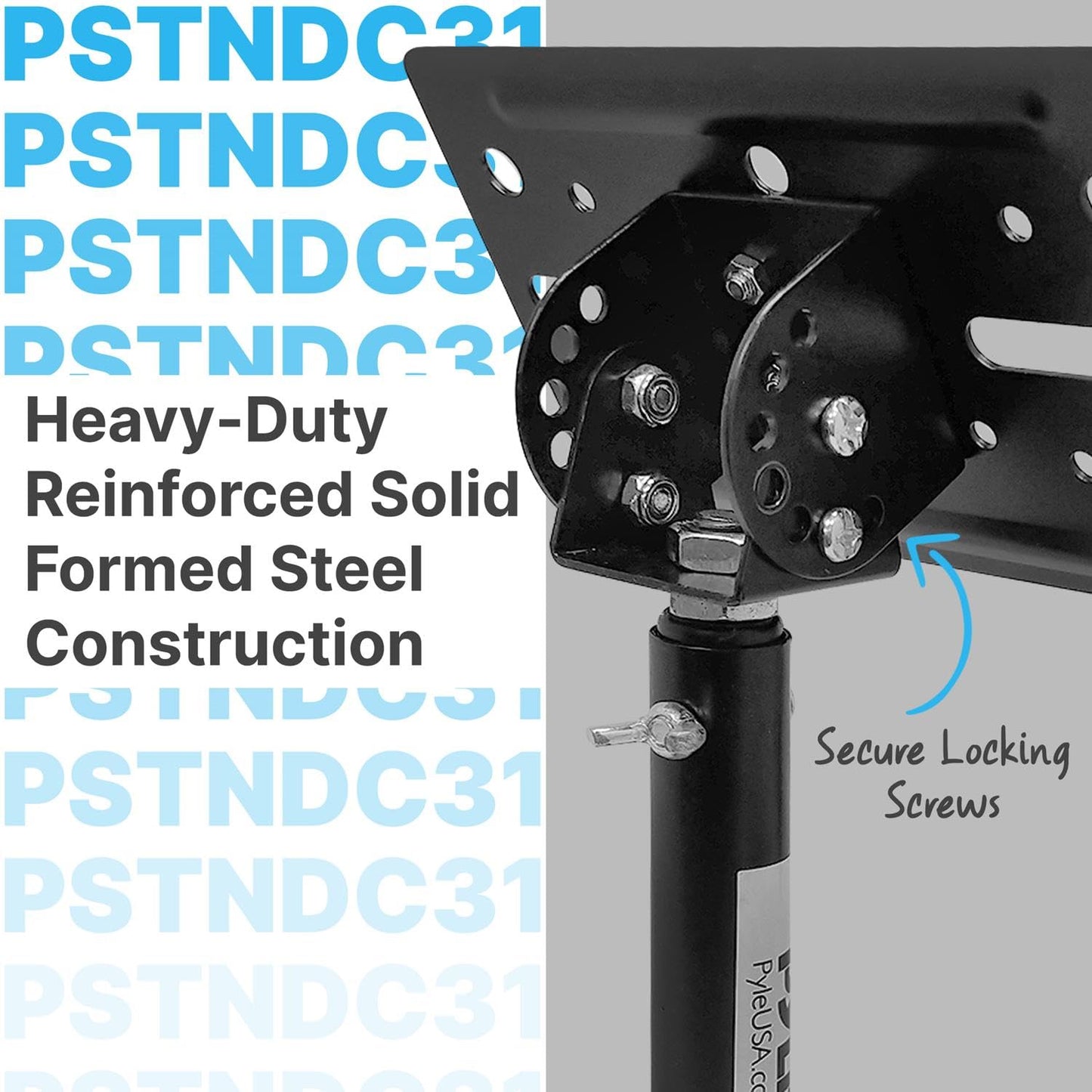 Pyle Universal Speaker Mounting Bracket - Ceiling & Wall Speaker Mount with Adjustable Swivel Tilt, 13.4" Retractable Telescopic Arm, 75 lbs Max Load…