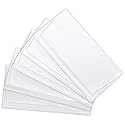 Set of 5 Heavy Duty Vinyl Checkbook Protector/Divider Trifold Wallet Inserts Made in USA