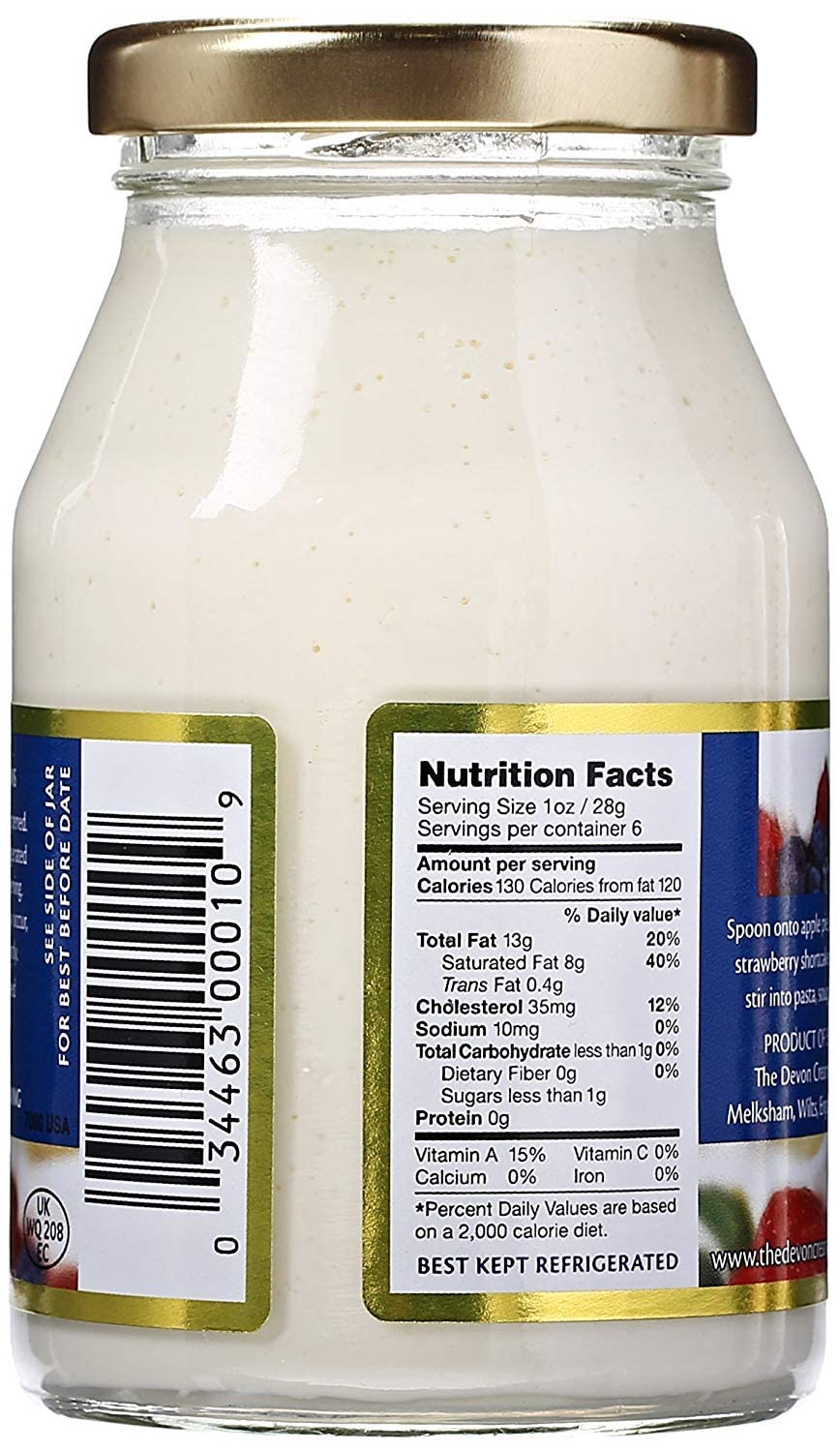 The Devon Cream Company Double Cream, 6 Oz (Pack of 2)