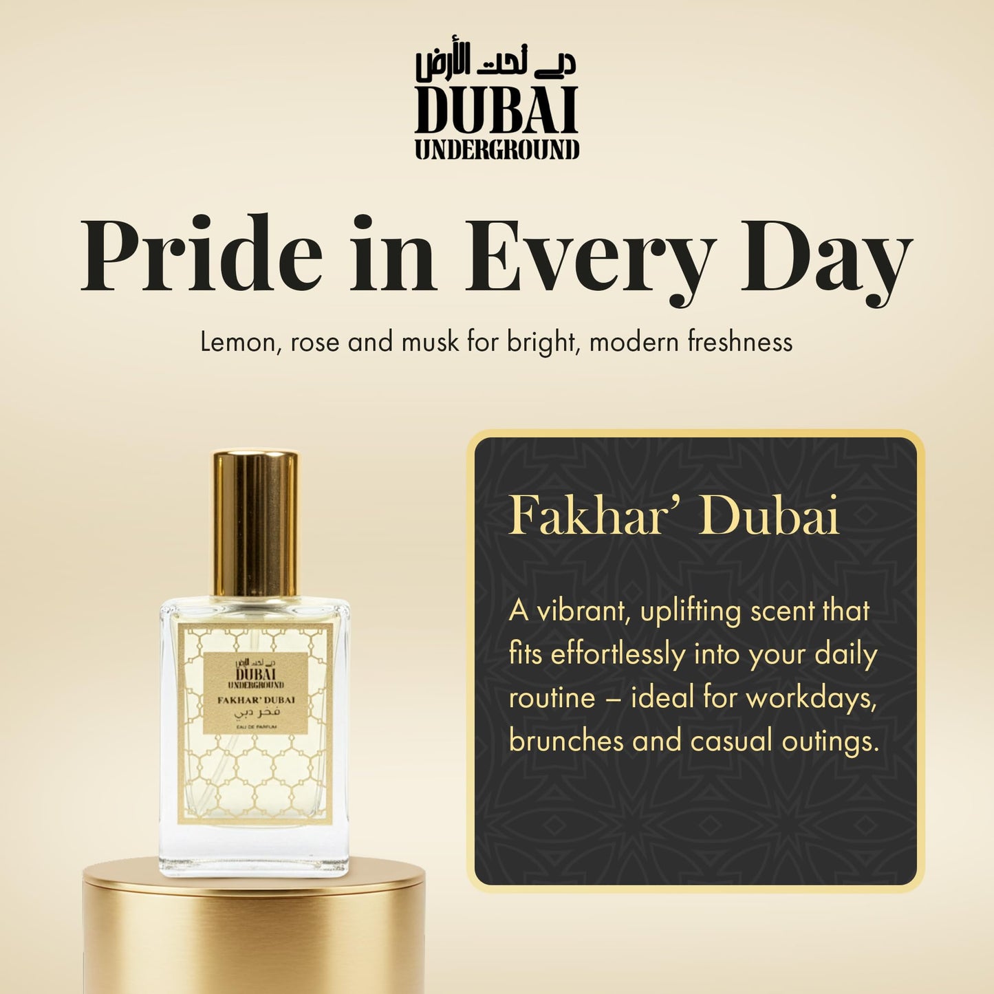 DUBAI UNDERGROUND 3PC Mini EDP Arabic Fragrance Collection | Unisex Discovery Set | Jalalat, Fakhar, Sahra | Luxurious Arabian Perfume Gift | Rare