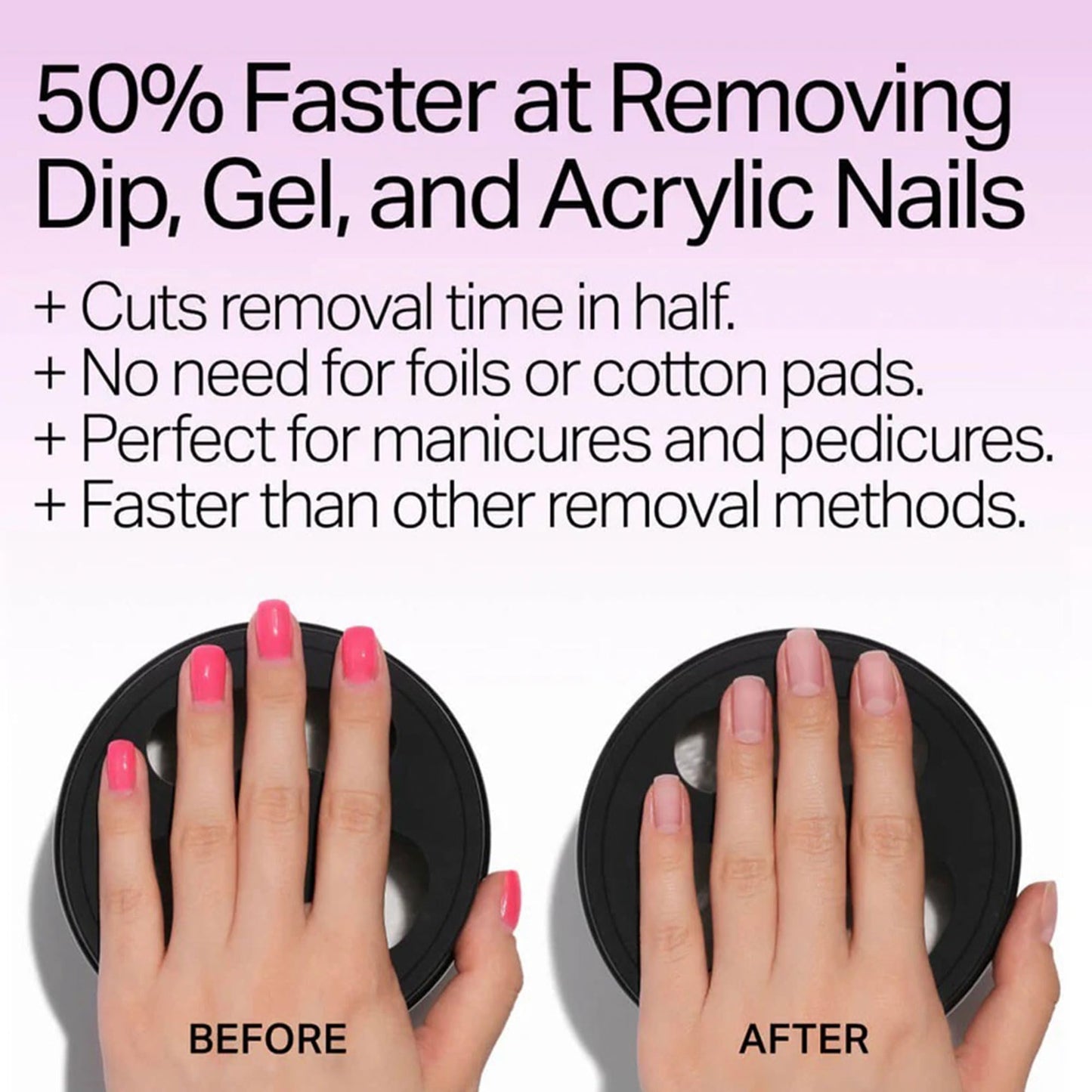 Nailboo Magic Soak Manicure Remover Bowl, Electric Nail Soaking Bowl Effortlessly Removes Nail Dip Powder, Acrylic, Gel Polish and Press Ons, Perfect Beauty & Personal Care Nailboo