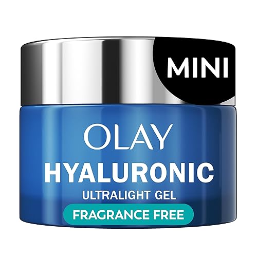 Olay Regenerist Hyaluronic + Peptide 24 Gel Face Moisturizer, Fragrance-Free, Trial Size, .5 oz