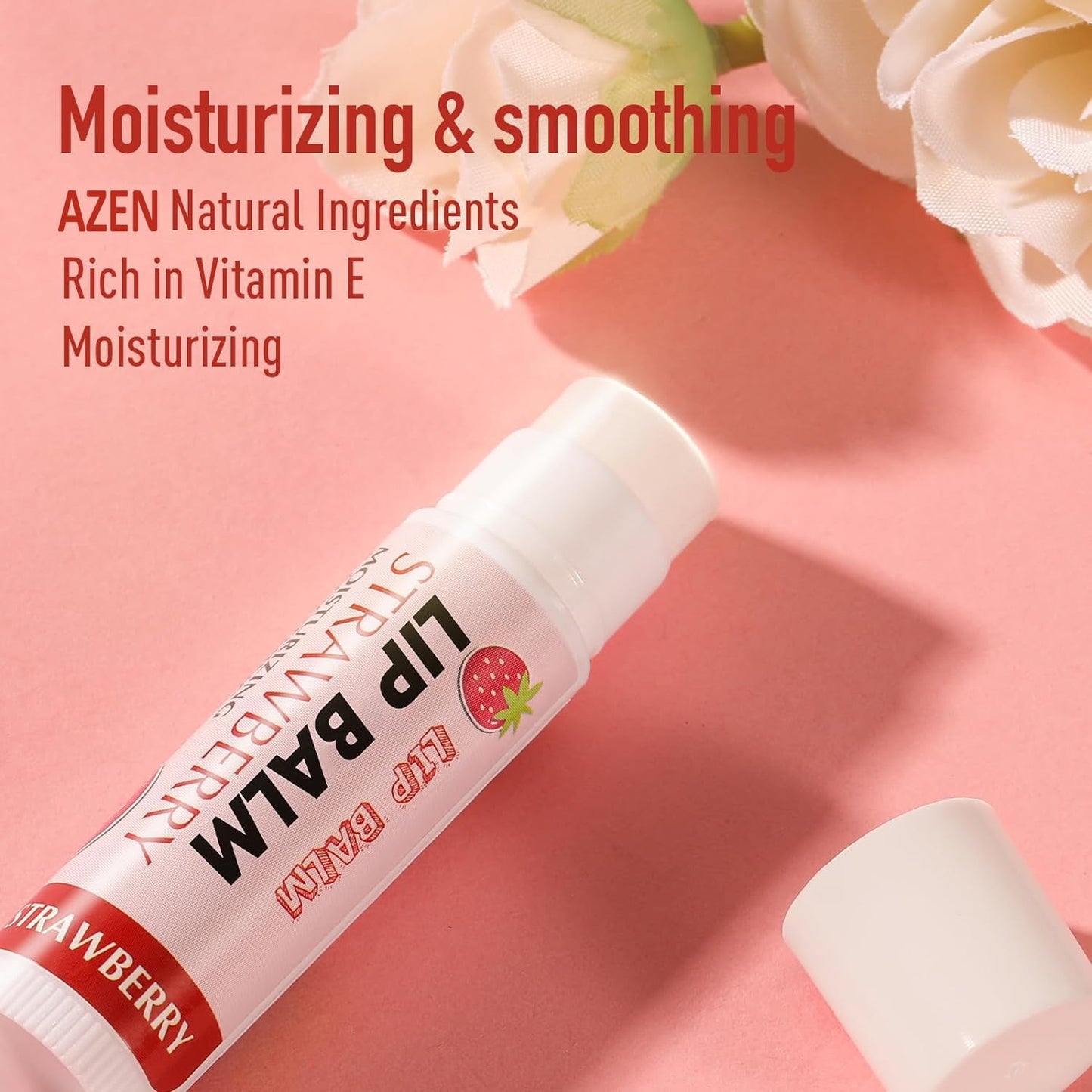 AZEN 120 Pack Lip Balm Bulk, Moisturizing Lip Balms for dry cracked lips, Valentines Gifts Easter Basket Stuffers - 12 Flavors Beauty and Personal Care AZEN