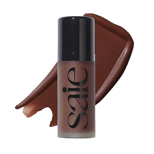 Saie Dew Bronze - Hydrating Liquid Bronzer Stick For a Sun Kissed Glow - Liquid Contour Stick Infused with Nourishing Skin Care Ingredients - Sculpted