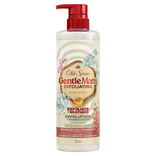 Old Spice Gentleman's Blend Exfoliating Body Wash, Himalayan Sea Salt, 532 ml Beauty & Personal Care Old Spice