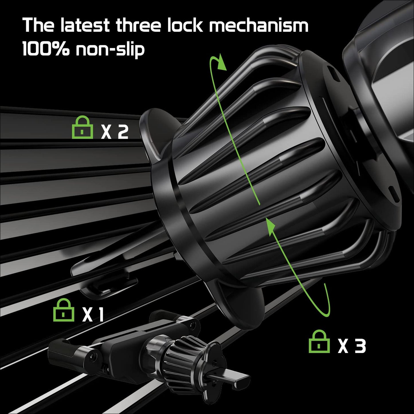 Cellet Car Phone Holder Mount, Gravity Car Phone Mount with Newest Air Vent Clip Auto Lock Hands Free Cell Phone Holder Mount for Car Compatible…