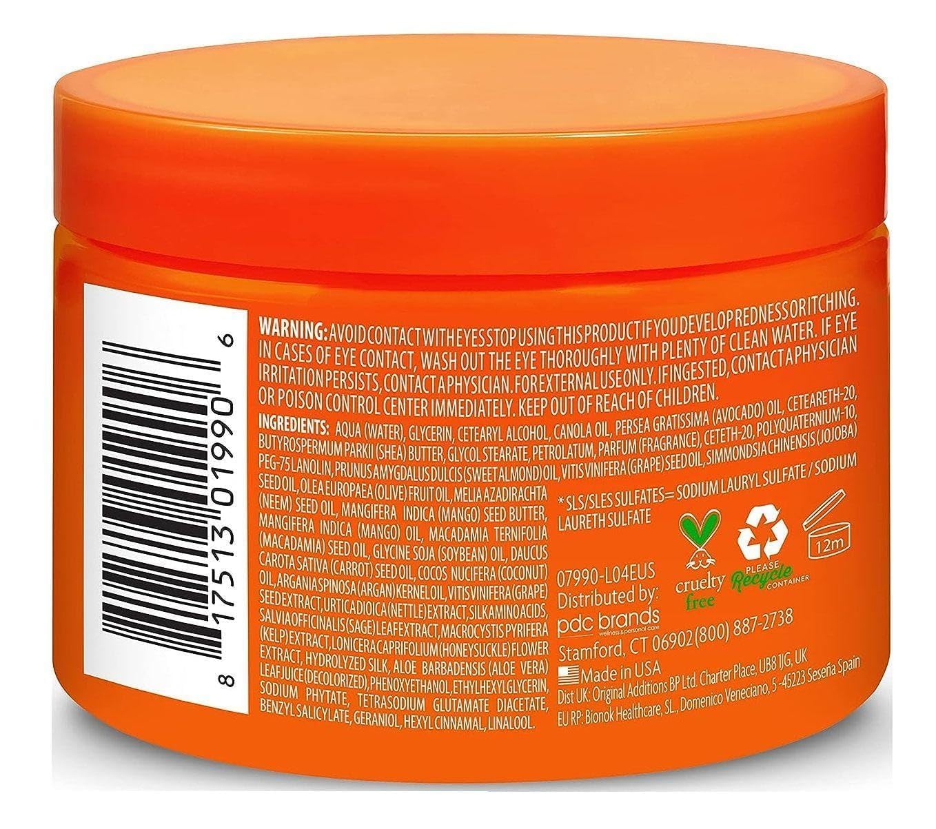 Cantu Avocado Curling Cream Hydrating 12 Ounce Jar (Pack of 2)