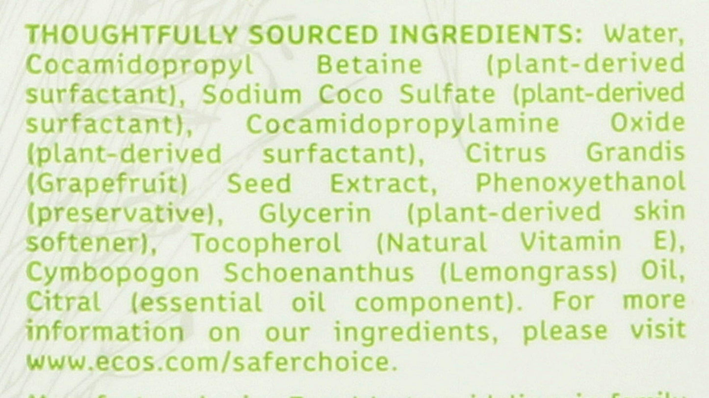 ECOS Hypoallergenic Hand Soap, Lemongrass 32 Fl Oz Beauty & Personal Care ECOS