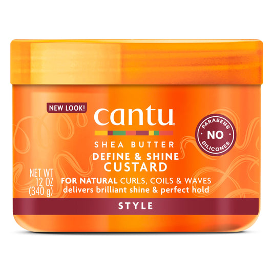 Cantu Shea Butter for Natural Hair Define & Shine Custard, 12 Oz
