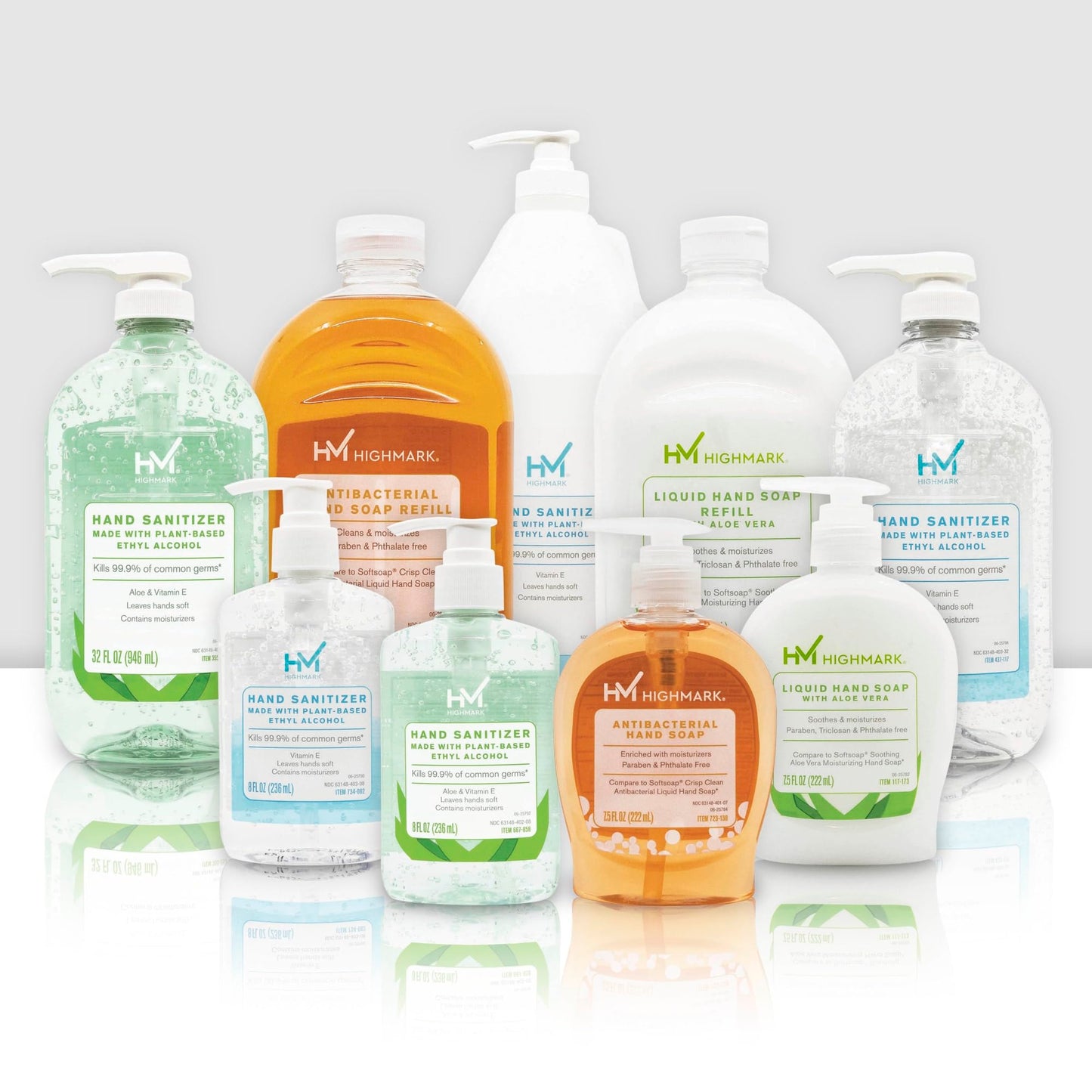 Highmark® Liquid Hand Soap, Clean Scent, 7.5 Oz, Orange