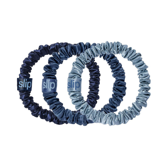 SLIP Silk Hair Ties - Skinny Scrunchies, No Damage, No Crease, Anti-Breakage | 100% Mulberry Silk | All Hair Types | Made with Proprietary Slipsilk™ | Beauty and Personal Care SLIP Default Title