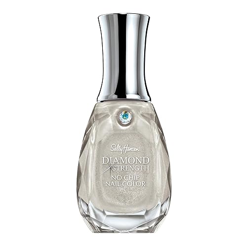 Sally Hansen Diamond Strength, Diamonds, Nail Growth, Protective Layer, Sheer, Shimmery Grey Nail Polish