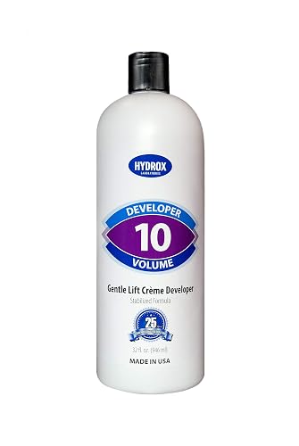 Hydrox 10-Volume Creme Developer Gentle Lift, 32 Ounce (single)