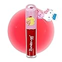 The Crème Shop x Hello Kitty & Friends x Sweethearts Tinted Lip Oil with Jojoba Oil for Lasting Hydration, Lip Oil on Keychain with Hello Kitty Charm