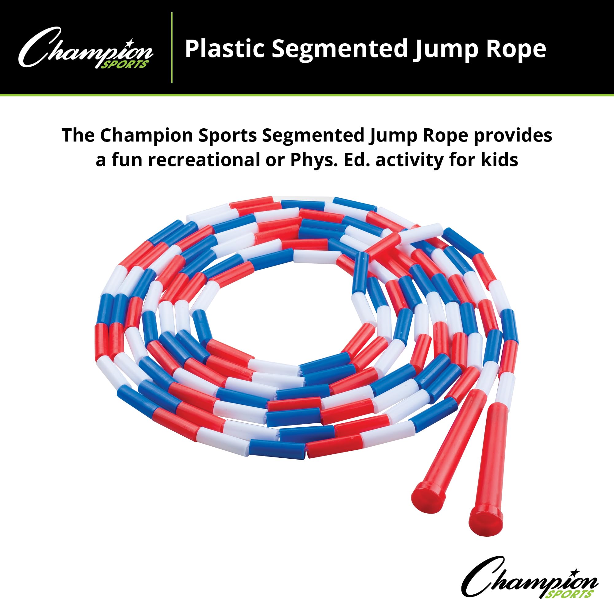 Classic Plastic Segmented Beaded Jump Rope - Thumbnail 3