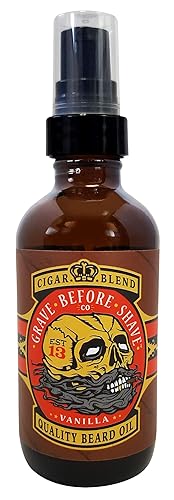 Grave Before Shave Beard Oil (Cigar Blend) 4 oz. Bottle