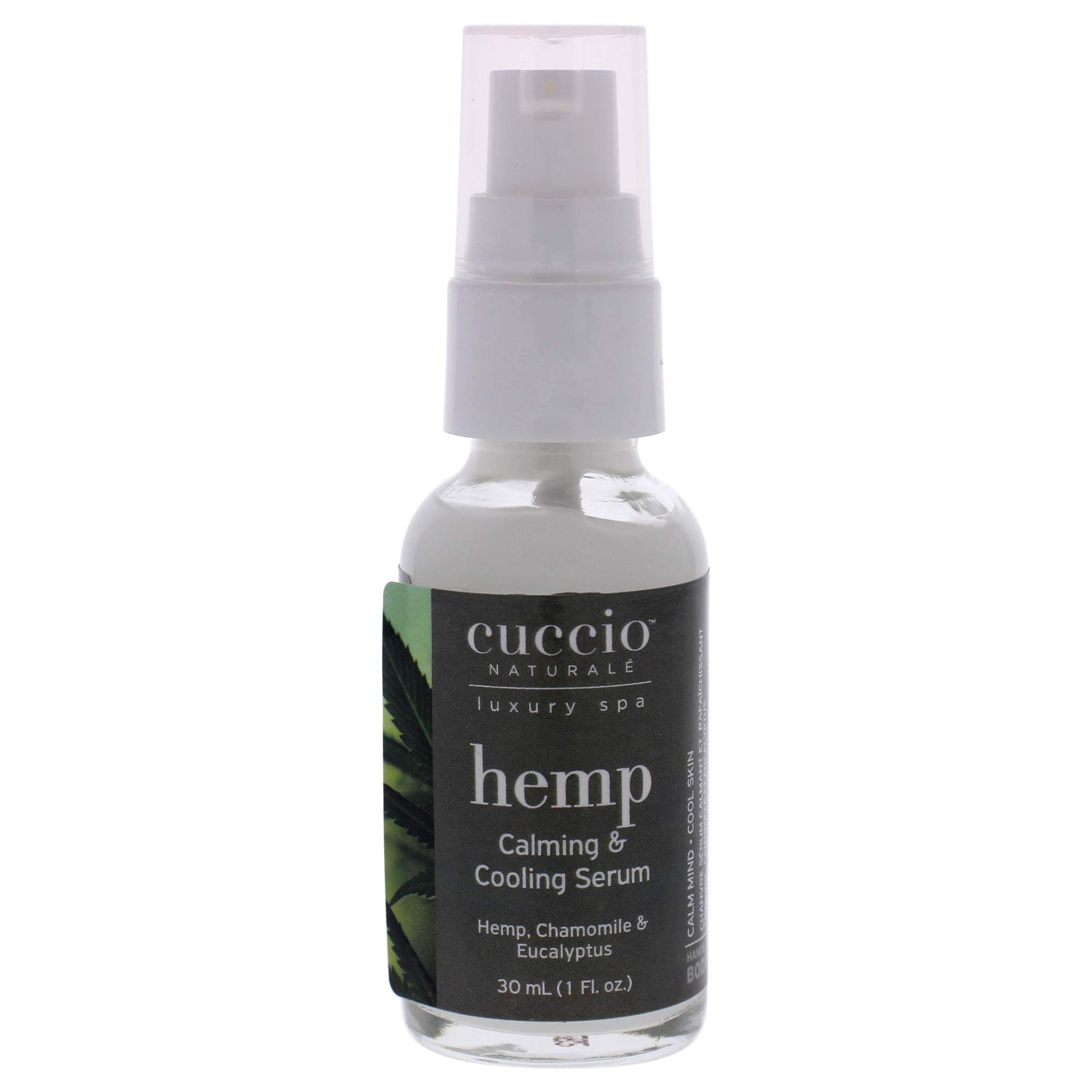 Cuccio Naturale Hemp Calming And Cooling Serum - With Chamomile And Eucalyptus - Use On Pressure Points To Relax The Mind - Relieves Tension