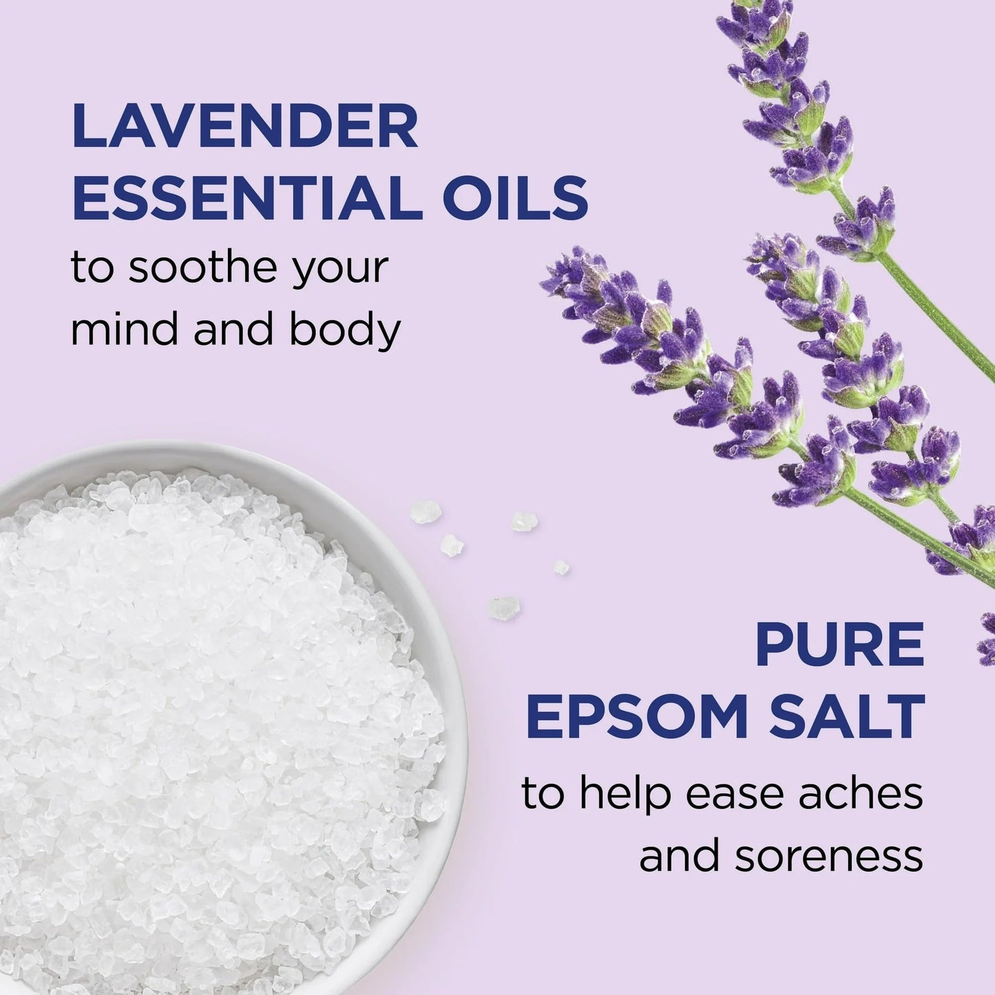 Dr Teal's Pure Epsom Salt Soothe & Sleep Lavender Soaking Solution (3 lbs, 3 pk) Beauty and Personal Care Dr Teal's