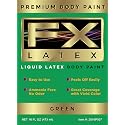Liquid Latex - Face and Body Paint, Ammonia Free, Easy On and Off, Cosplay Makeup, Create Professional Monster, Zombie Arts 16 Oz (Green)