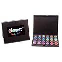 Glimmer Body Art Glitter Palette - 30 Cosmetic-Grade Glitters for Temporary Tattoos, Body Art